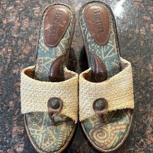 Born Women's Tan and Brown Sandals